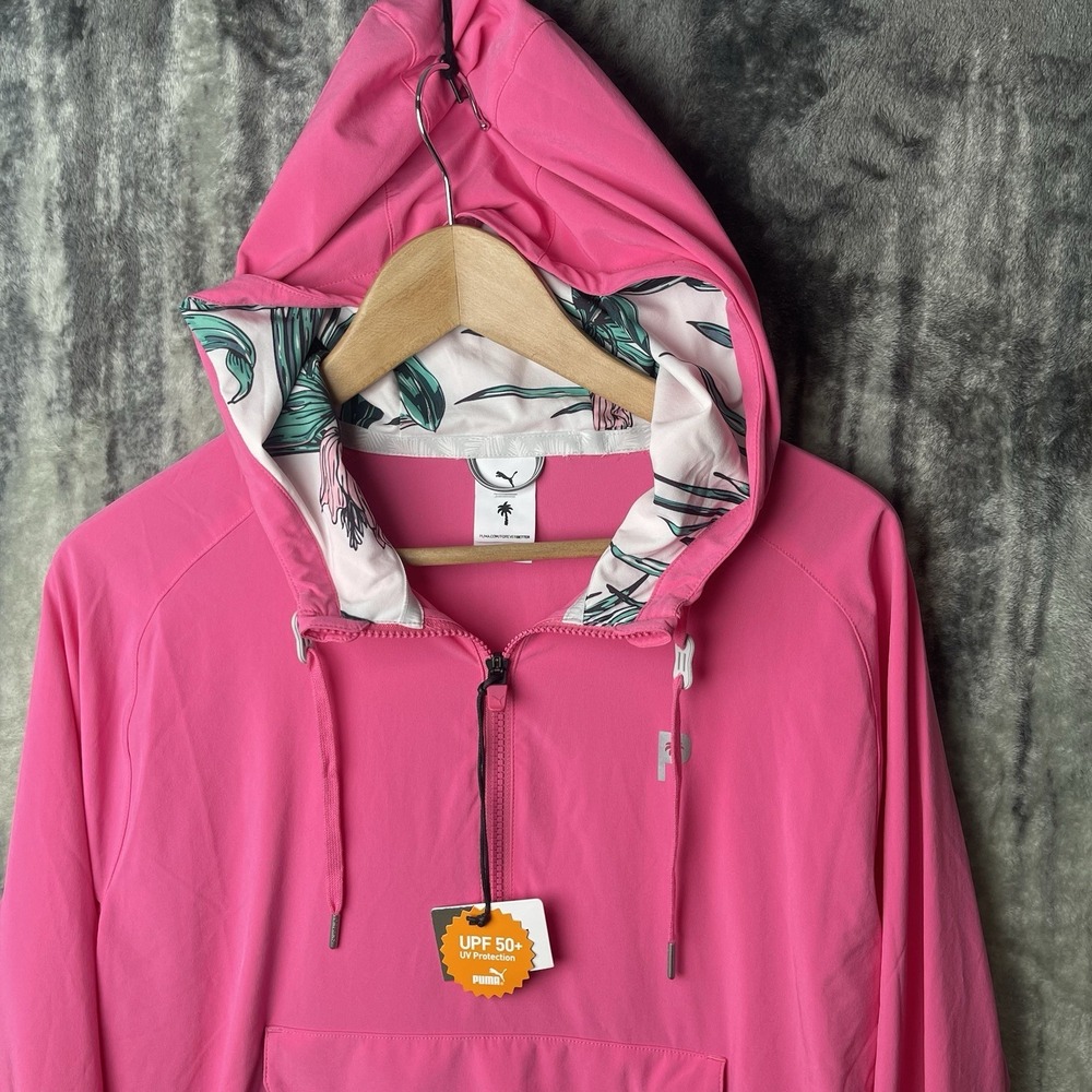 PUMA‎ x PTC Men's Anorak Jacket Palm Tree Crew Pink Size XS NWT NEW RARE